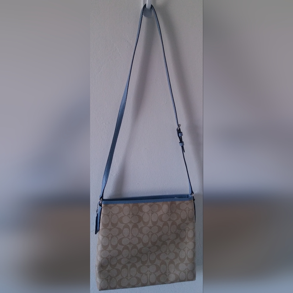 NOT FOR SALE - COACH FILE BAG IN SIGNATURE CANVAS HANDBANG - Picture 7 of 7